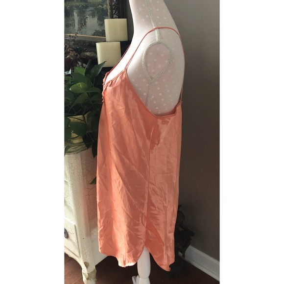 VINTAGE INTIMATE MOODS ORANGE SIZE MEDIUM BABYDOLL NIGHTGOWN - Picture 4 of 7